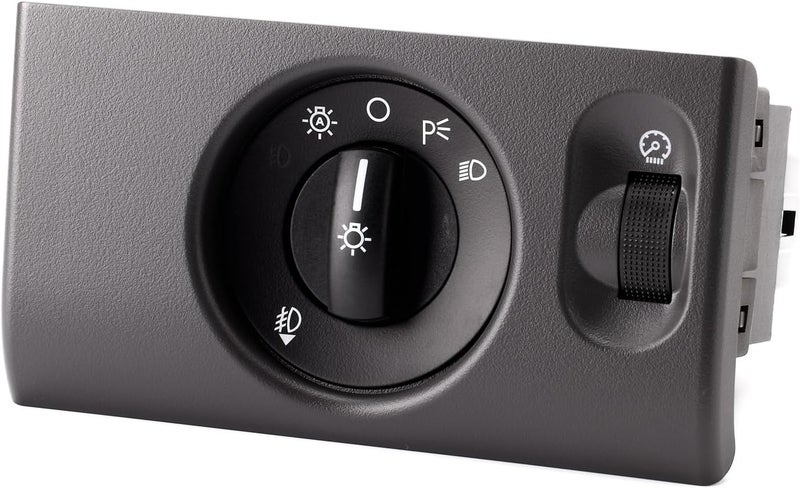 Lin Cin Yin Headlight Switch Fog Light Switch for 2005-2006-2007-2008 Ford F150,2006-2007 Lincol Mark LT,Headlamp Dimmer Control Low Beam Instrument Panel Knob 5L3Z11654CAB,SW7344,1S9939 - Image 1